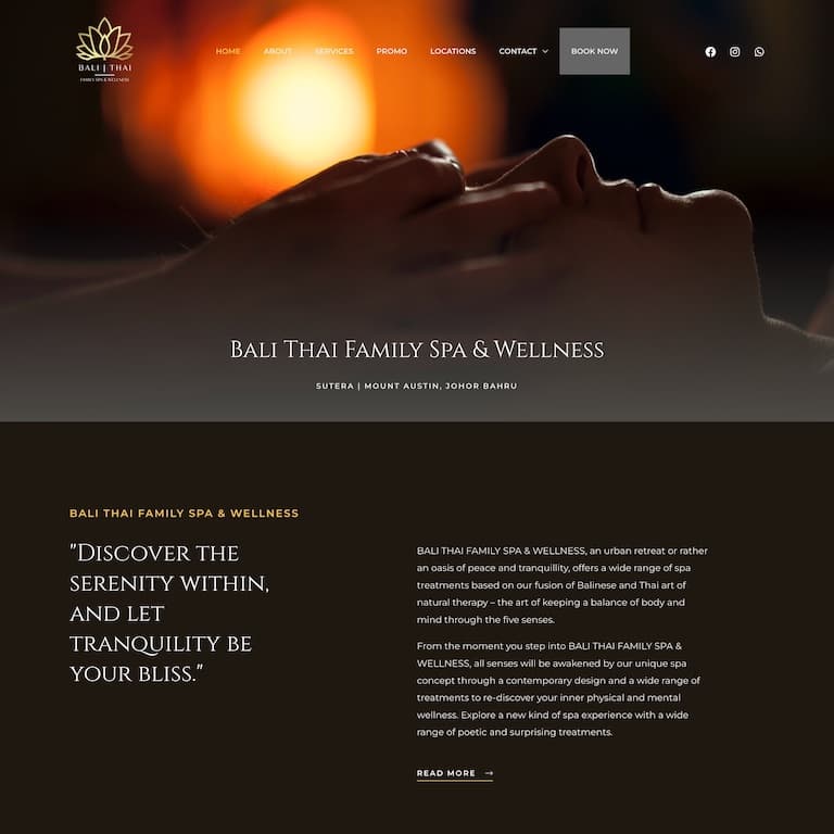 Bali Thai Family Spa & Wellness project visual