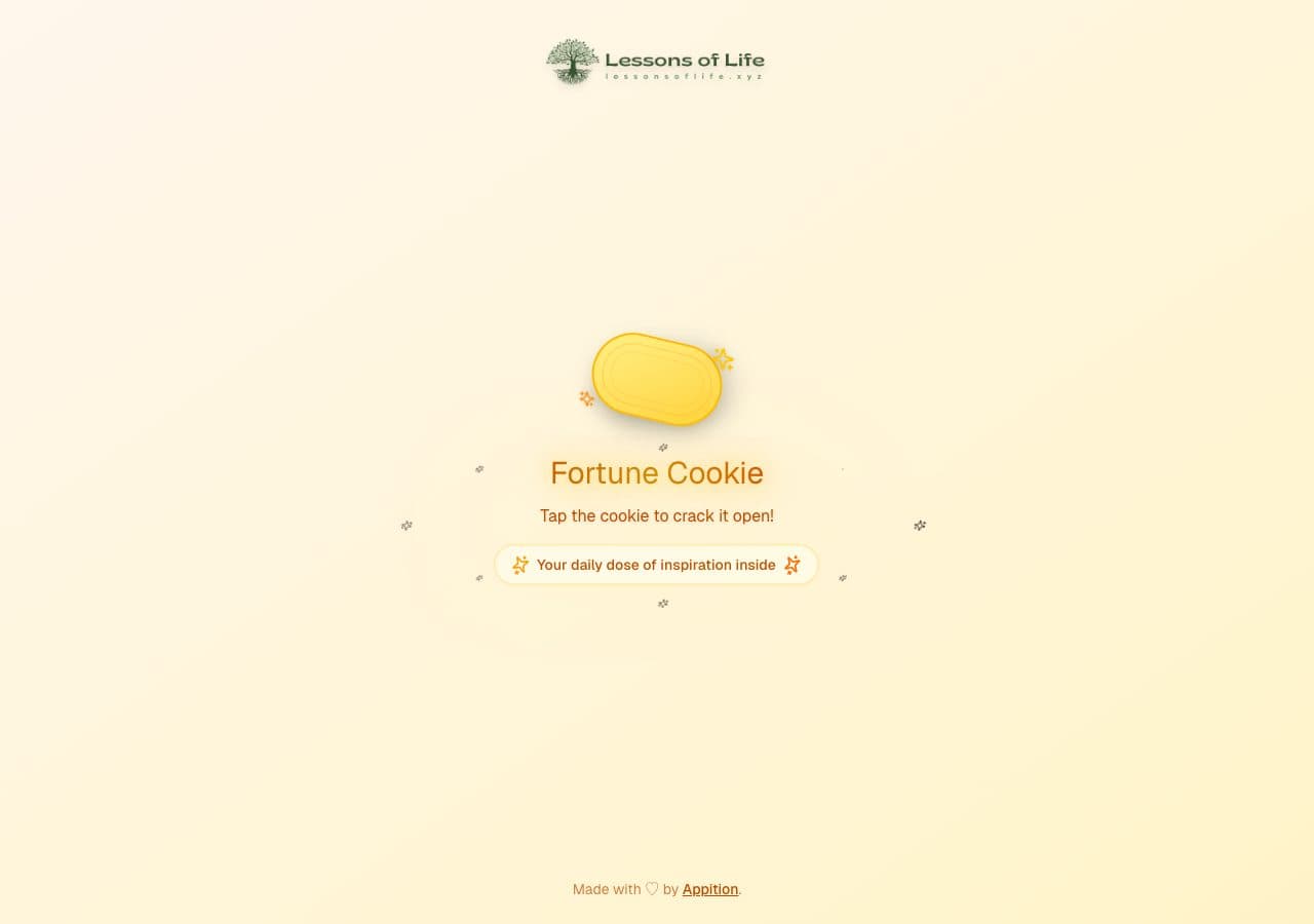 LessonsOfLife project visual