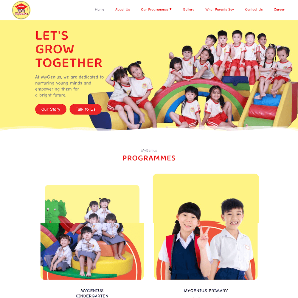 MyGenius Education Group project visual