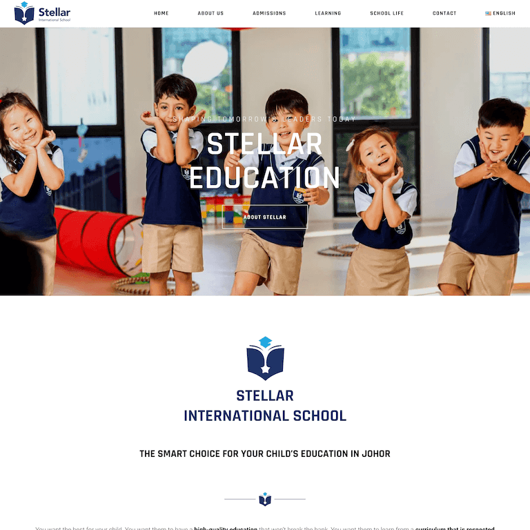 Stellar International School project visual
