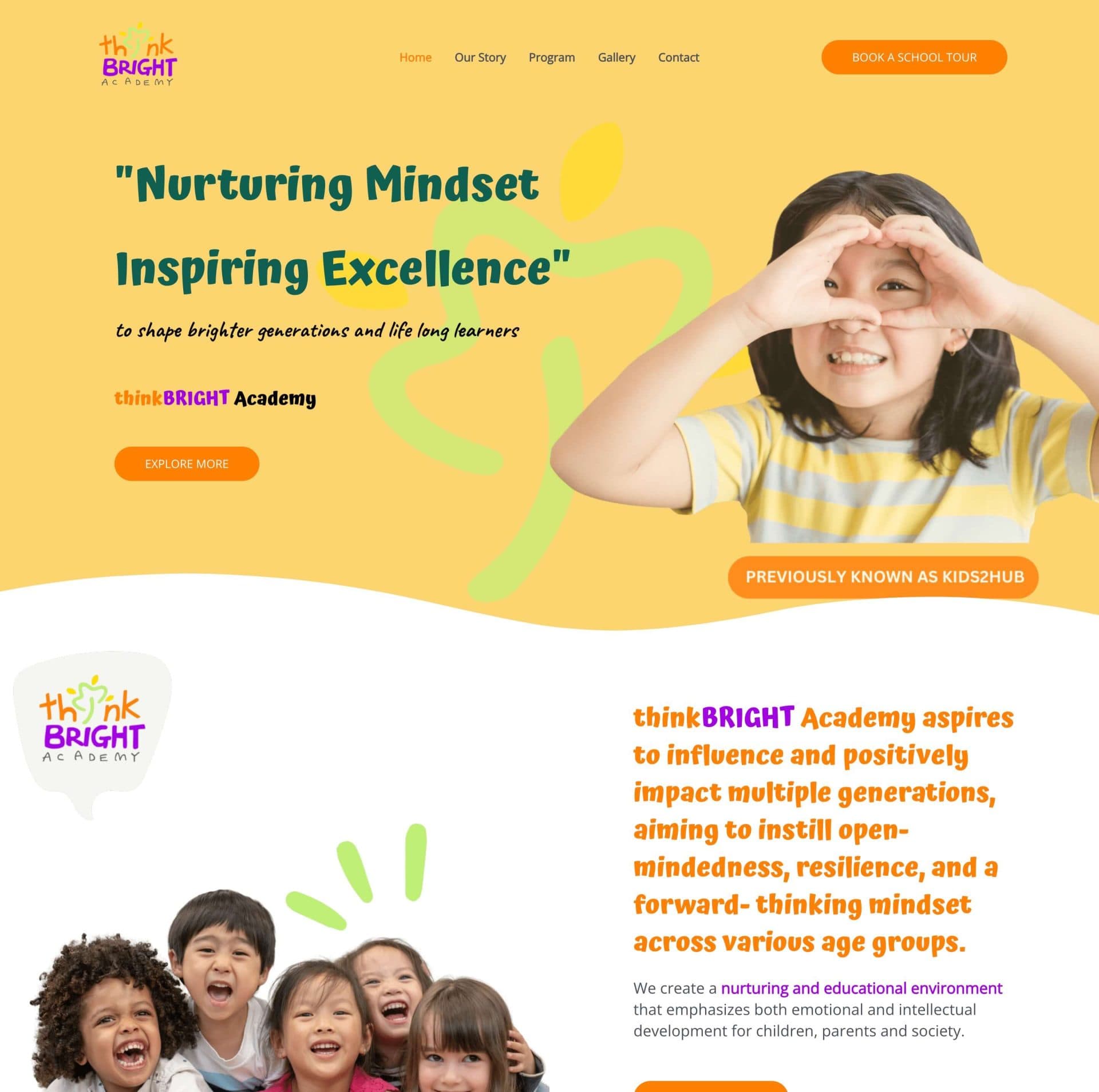 Think Bright Academy project visual