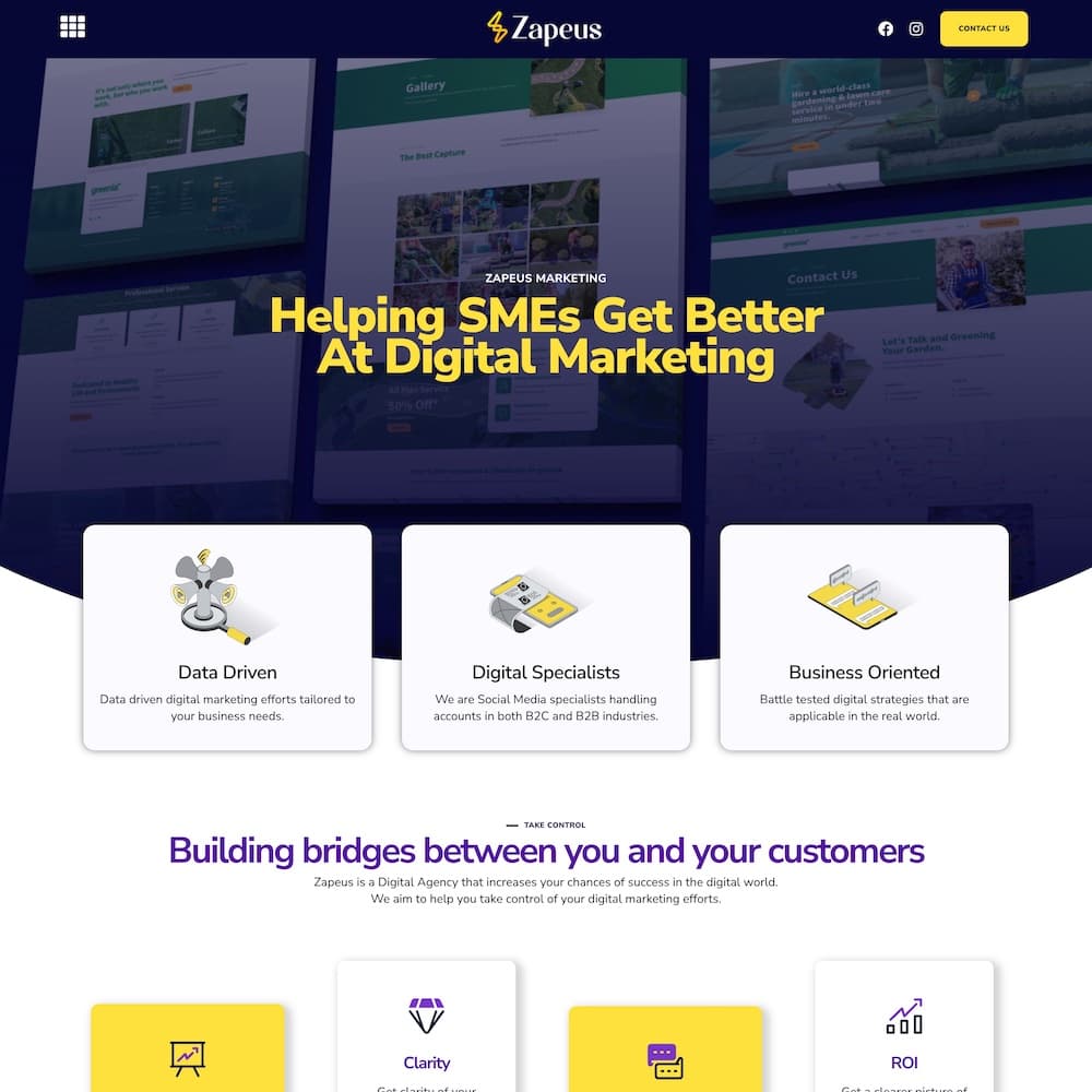 Zapeus Marketing project visual