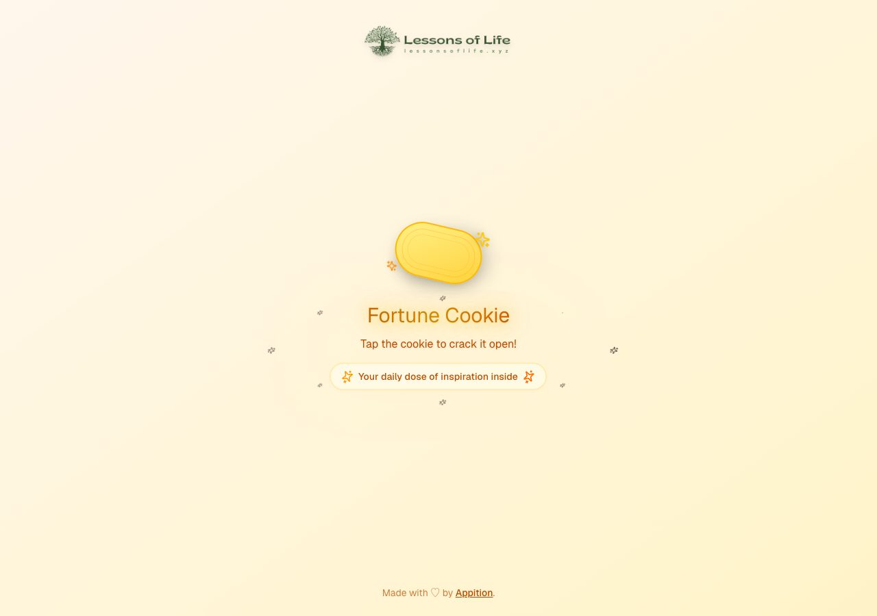 LessonsOfLife project visual