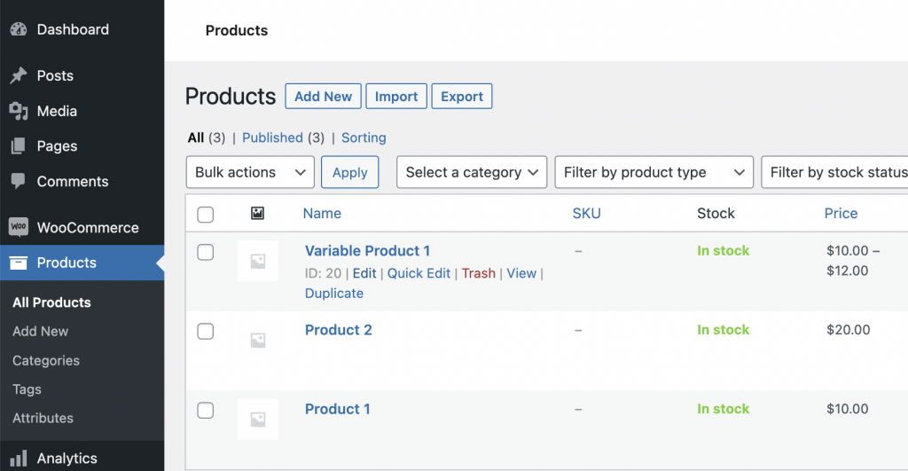 WooCommerce How to Find Variable Product ID