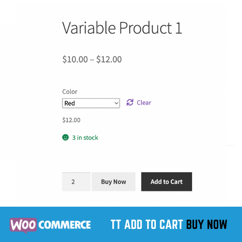 TT Add to Cart Buy Now PRO for WooCommerce (Screenshot 4)